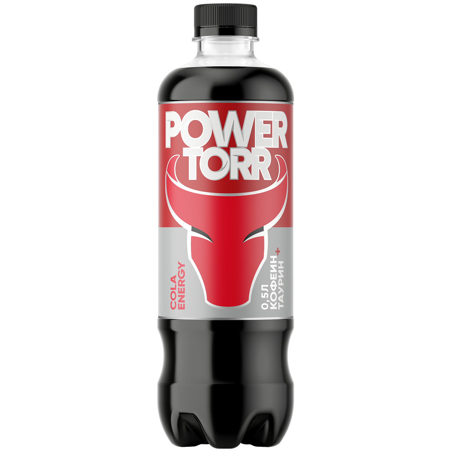 POWER TORR Кола, 0,5 л, тонизирующий, газированный