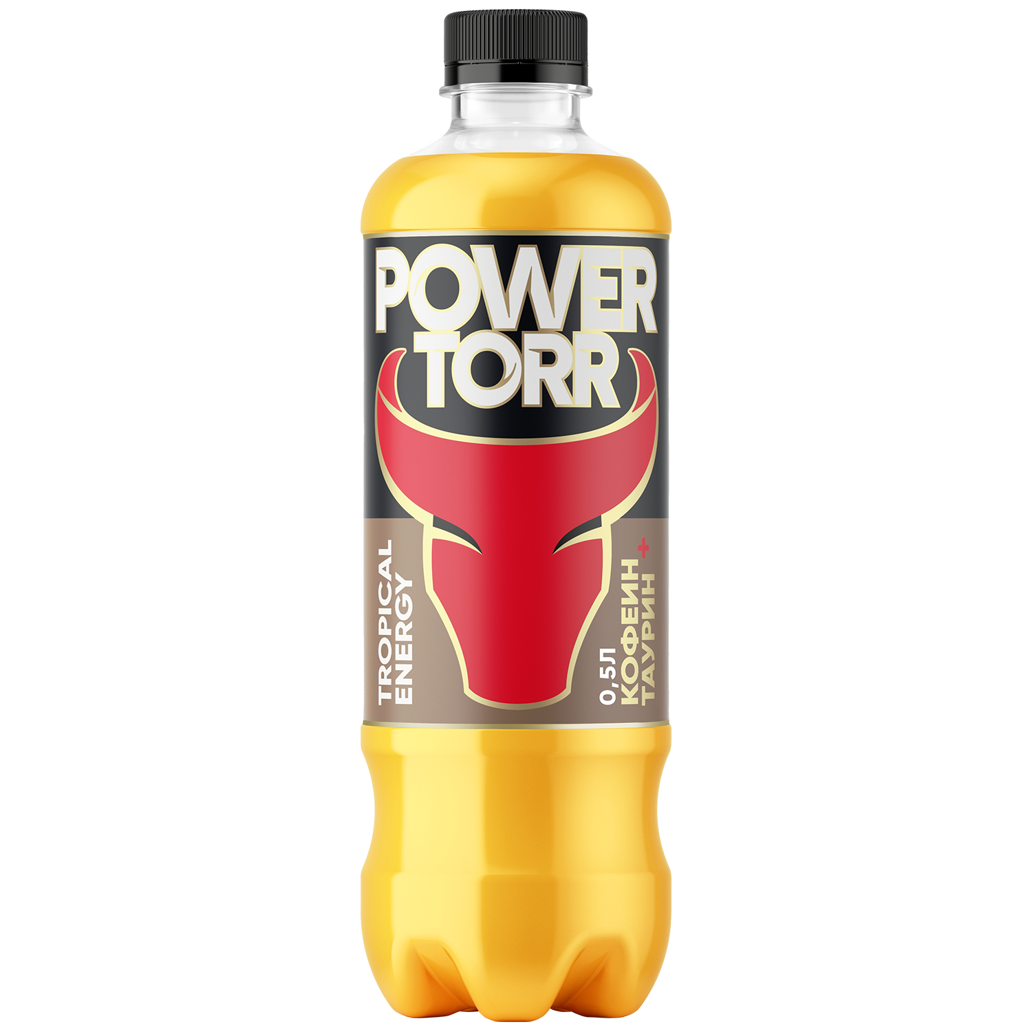 POWER TORR Тропический микс, 0,5 л, тонизирующий, газированный
