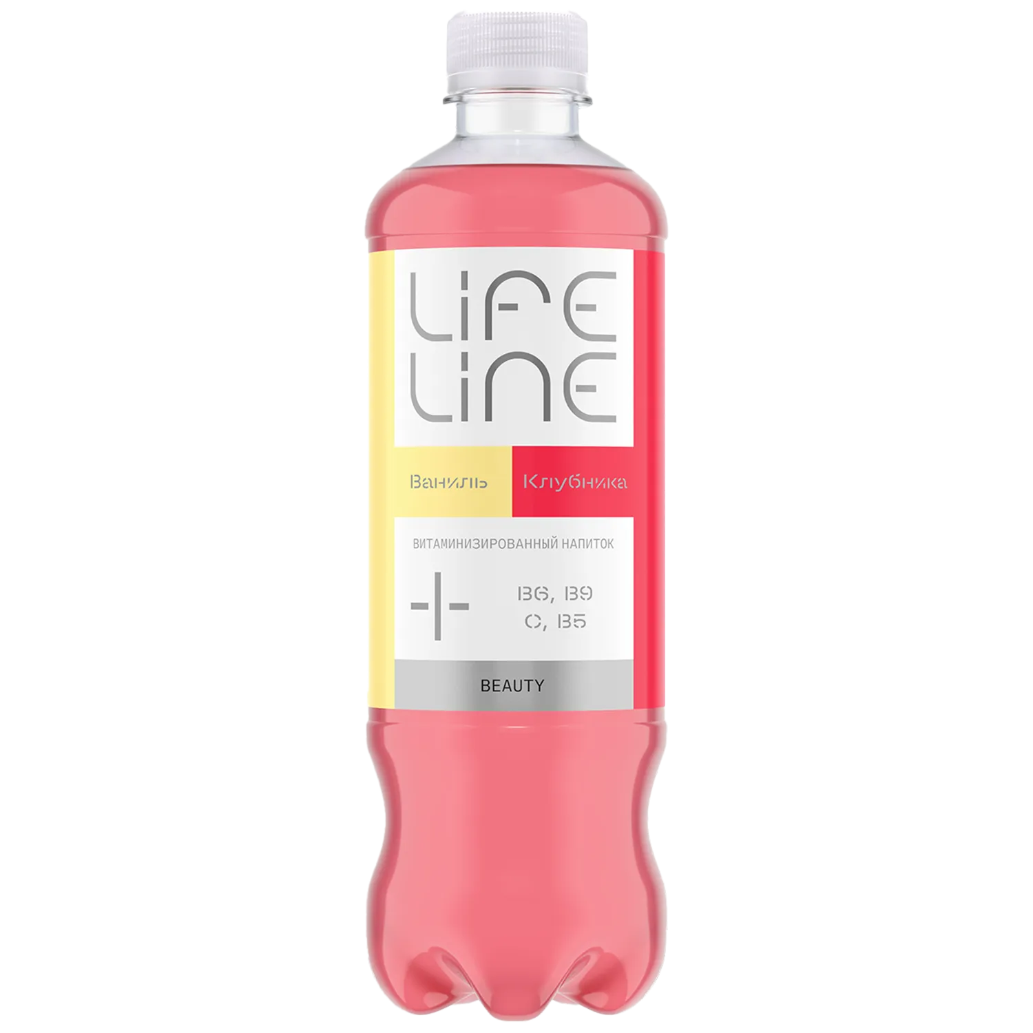 LifeLine с витаминами, Клубника-ваниль, 0,5 л, без газа