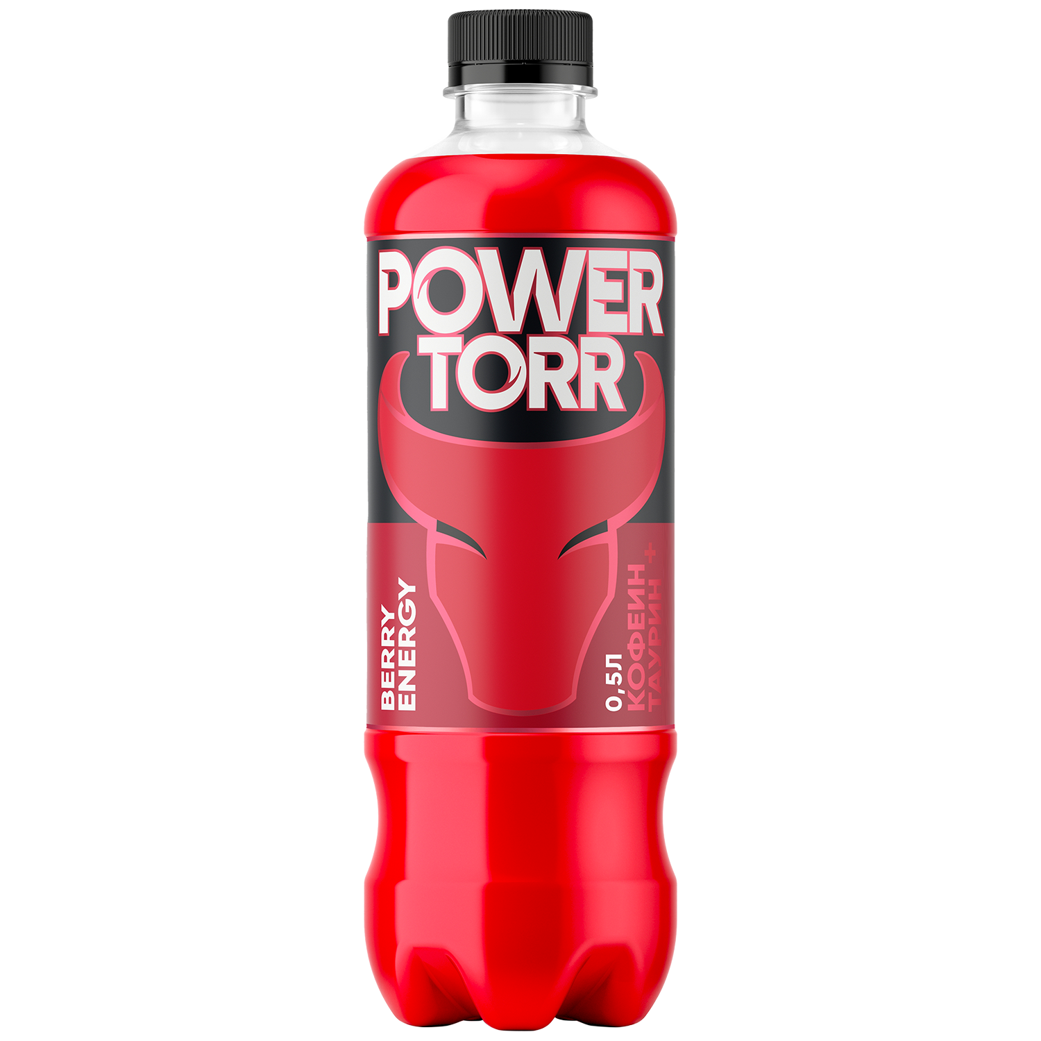 POWER TORR  Ягодный микс, 0,5 л, тонизирующий, газированный