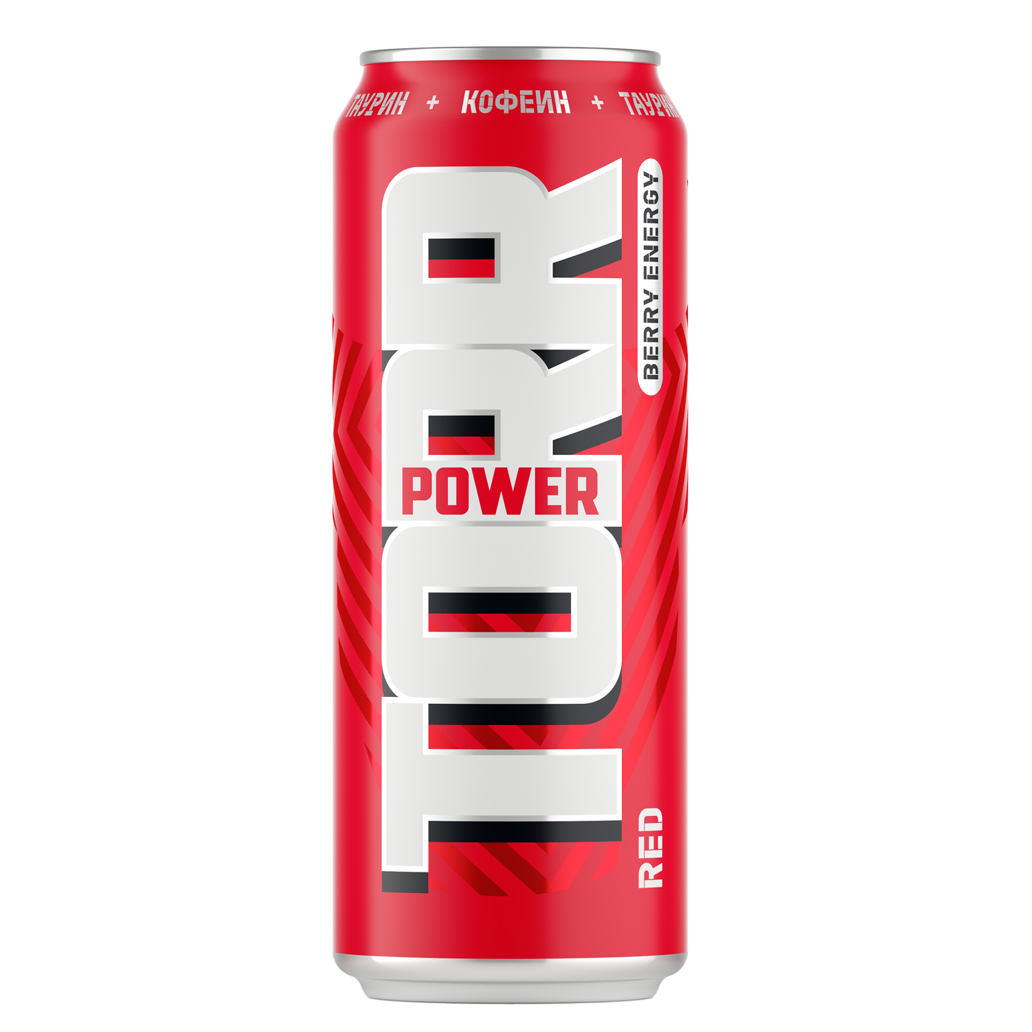 Тонизирующий напиток POWER TORR Ягодно-фруктовый микс, газированный, 0,45 л